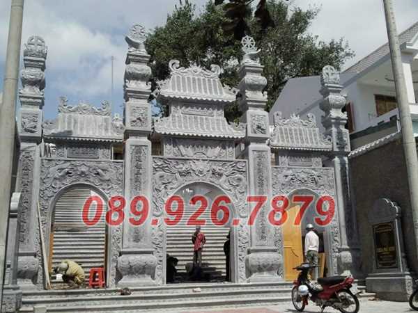 Cổng đá - Mẫu cổng bằng đá đẹp bán bến tre - Cổng đá tam quan tứ trụ