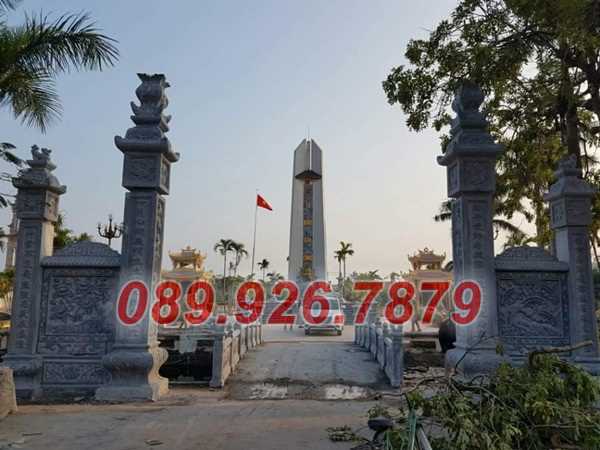 Cổng đá - Mẫu cổng bằng đá đẹp bán bến tre - Cổng đá tam quan tứ trụ
