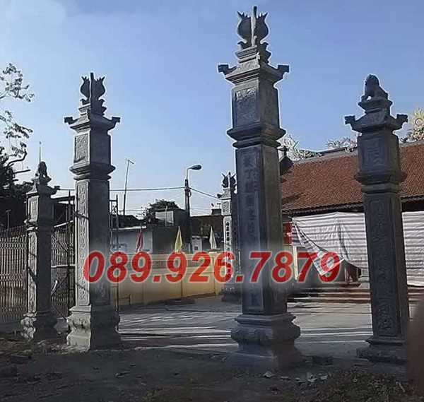 Cổng đá - Cổng bằng đá đẹp bán kiên giang, cổng tam quan tứ trụ lăng