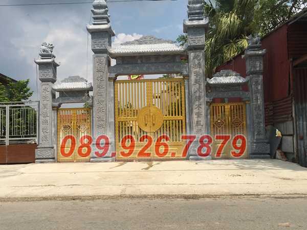 Cổng đá - Cổng bằng đá đẹp bán kiên giang, cổng tam quan tứ trụ lăng