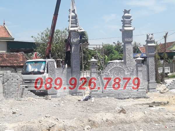Cổng đá - Mẫu cổng bằng đá đẹp bán an giang - cổng đá tam quan tứ trụ