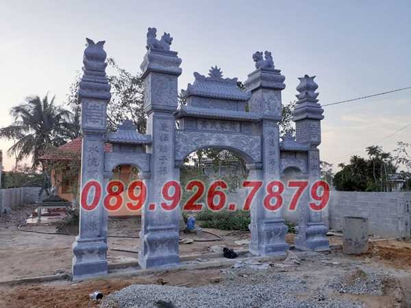 Cổng đá - Mẫu cổng bằng đá đẹp - Cổng đá tam quan tứ trụ lăng mộ