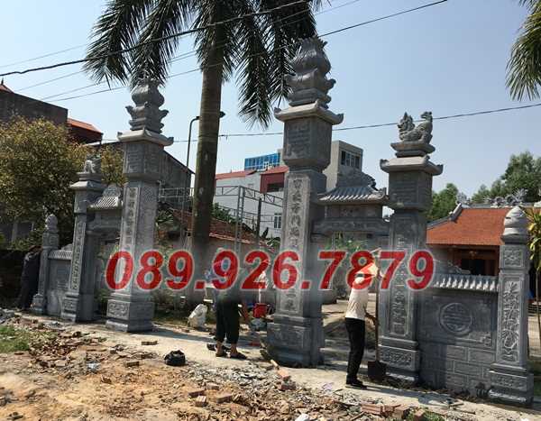 Cổng đá - Mẫu cổng bằng đá đẹp - Cổng đá tam quan tứ trụ lăng mộ