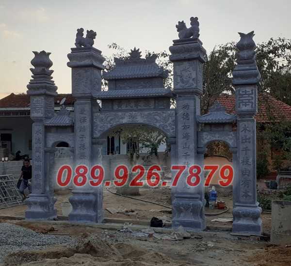 Cổng đá - Mẫu cổng bằng đá đẹp - Cổng đá tam quan tứ trụ lăng mộ