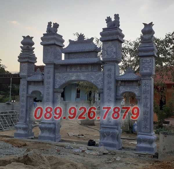 Cổng đá - Mẫu cổng bằng đá đẹp bán Bà Rịa Vũng Tàu, cổng tam quan tứ