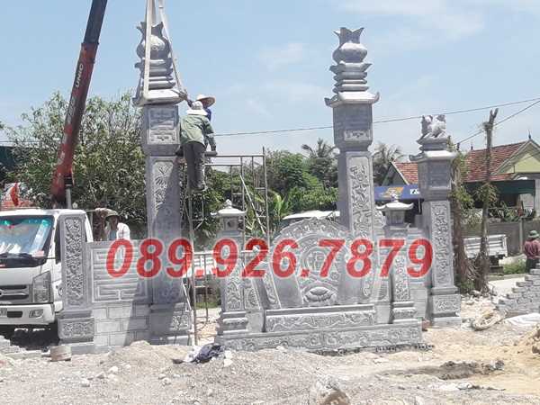 Cổng đá - Mẫu cổng bằng đá đẹp bán Bà Rịa Vũng Tàu, cổng tam quan tứ