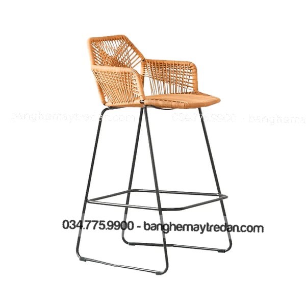 Bộ bàn ghế quầy bar mây nhựa - Bàn ghế mây tre đan