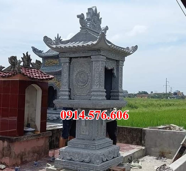 mẫu 64 cây hương thờ bằng đá bán yên bái, am miếu thờ thần linh
