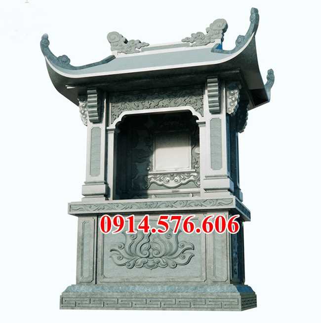mẫu 081 cây hương thờ bằng đá bán ninh bình đẹp, am miếu thờ thần linh