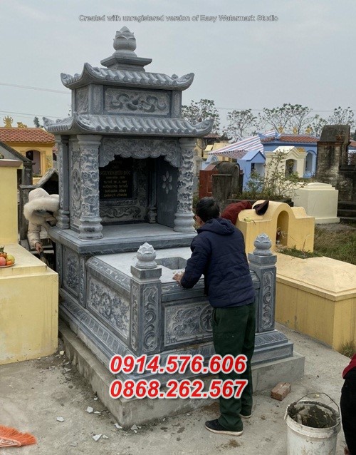 mẫu 50 mộ đá ông bà bố mẹ ba má gia đình bán đắk nông mồ mả hai mái