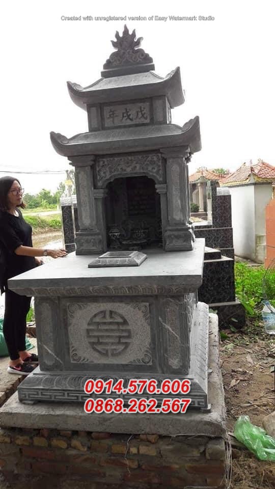 mẫu 50 mộ đá ông bà bố mẹ ba má gia đình bán đắk nông mồ mả hai mái