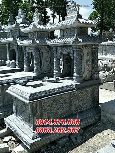 mẫu 50 mộ đá ông bà bố mẹ ba má gia đình bán đắk nông mồ mả hai mái