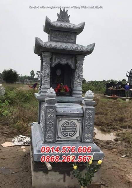 mẫu 50 mộ đá ông bà bố mẹ ba má gia đình bán đắk nông mồ mả hai mái