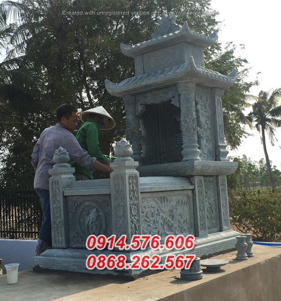 mẫu 50 mộ đá ông bà bố mẹ ba má gia đình bán đắk nông mồ mả hai mái