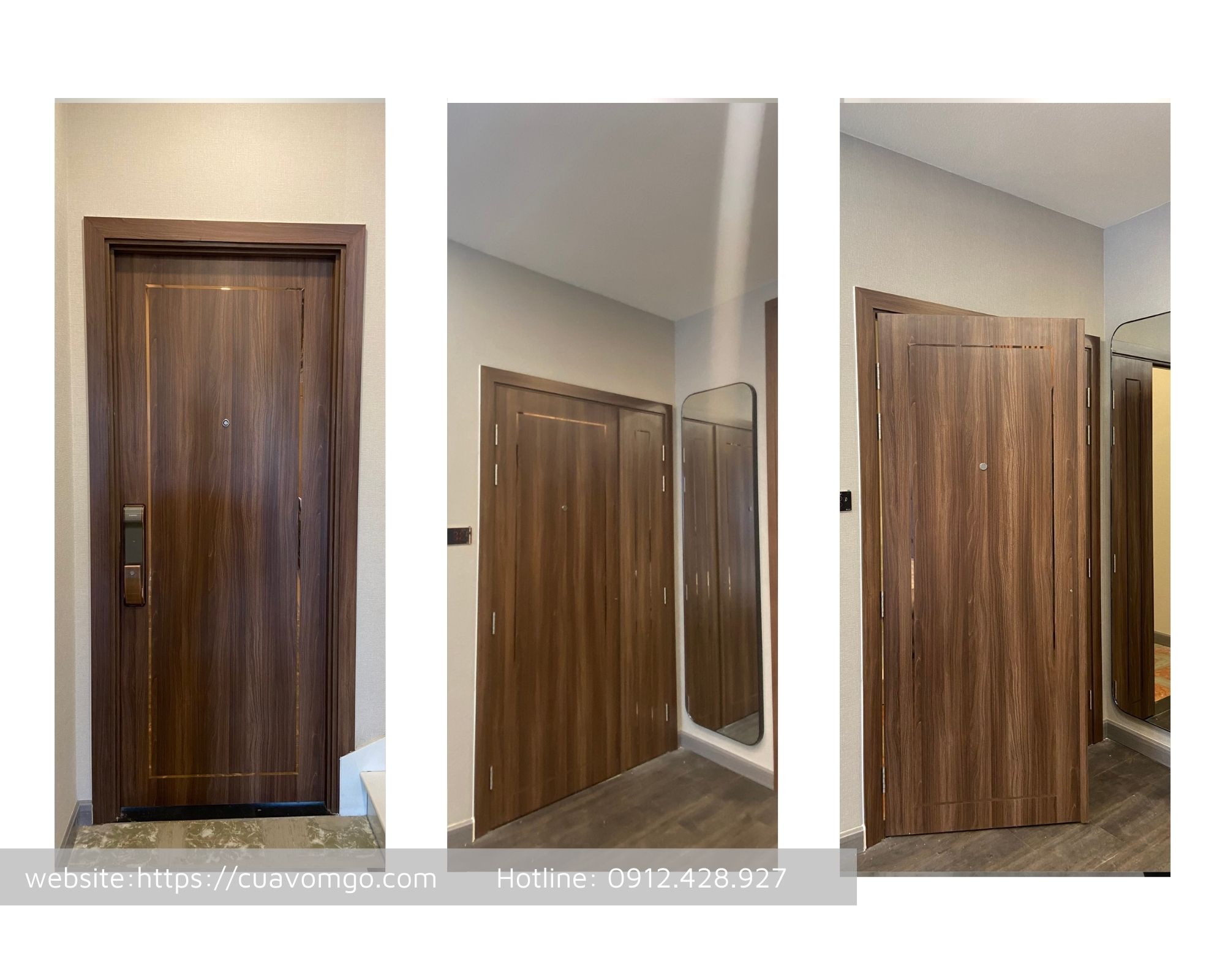 Cửa Gỗ Công Nghiệp Tại Tân Phú  Cửa Gỗ Melamine - Laminate