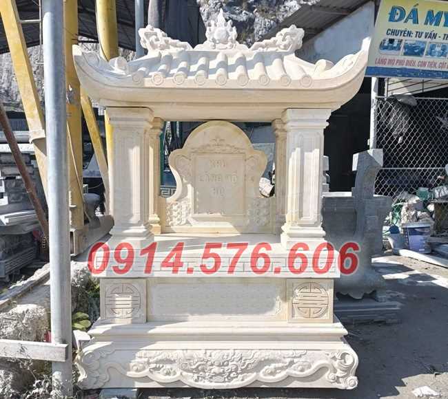 10 mẫu miếu thờ đá đẹp bán quảng bình, cây hương am cột thiên đài