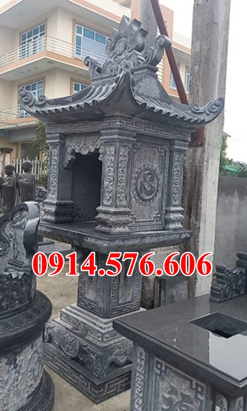 048 mẫu miếu thờ đá đẹp bán đồng nai, khóm trang bàn thờ ông thiên