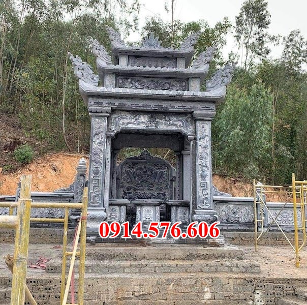048 mẫu miếu thờ đá đẹp bán đồng nai, khóm trang bàn thờ ông thiên