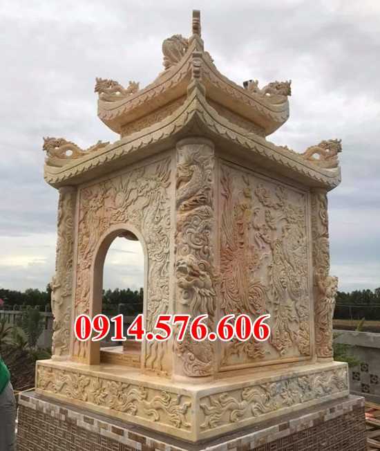 048 mẫu miếu thờ đá đẹp bán đồng nai, khóm trang bàn thờ ông thiên