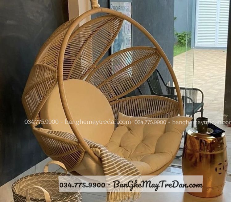 Ghế xích đu treo sân vườn - Mây Tre Lục Bình