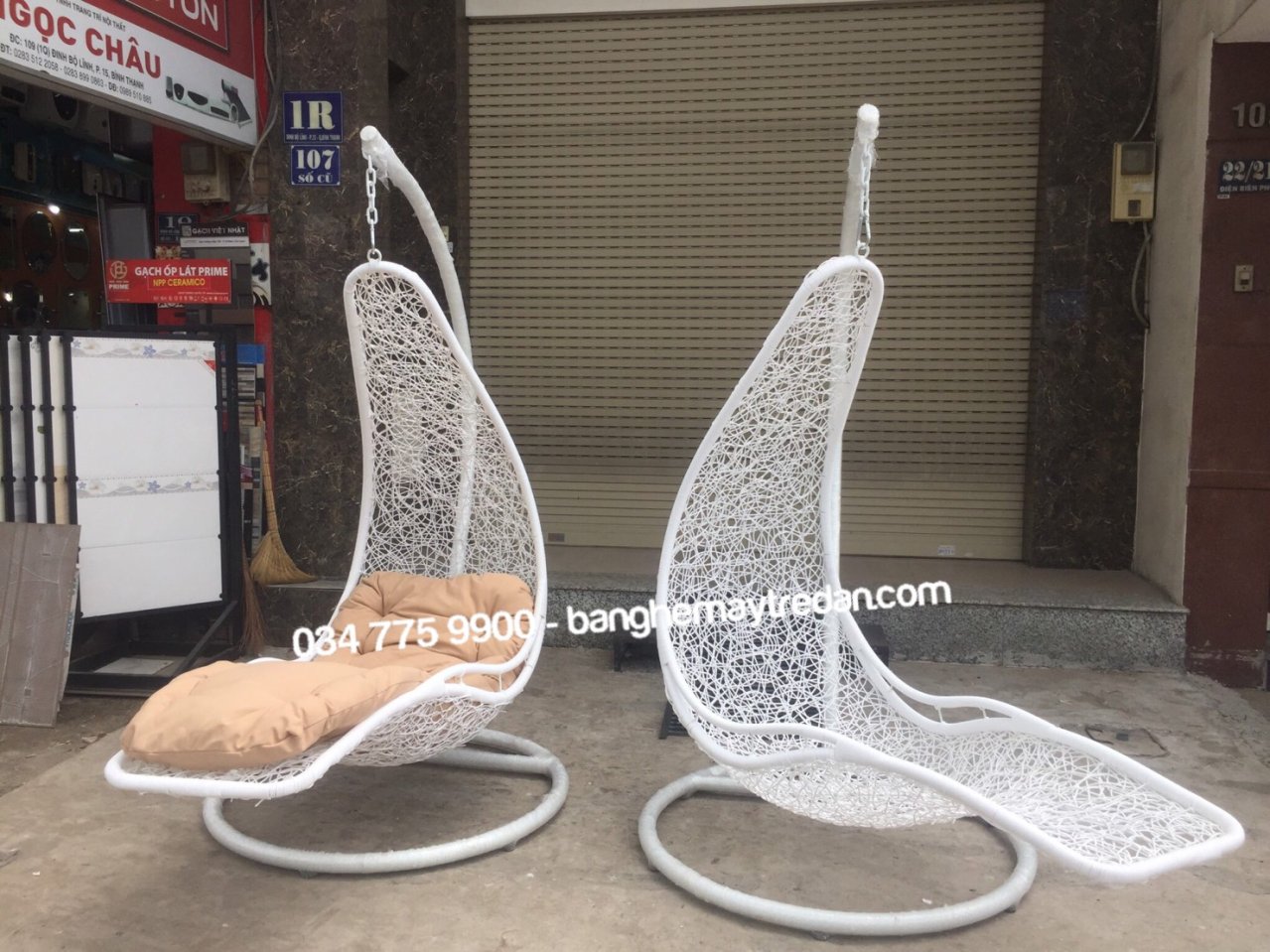 Ghế xích đu treo sân vườn - Mây Tre Lục Bình