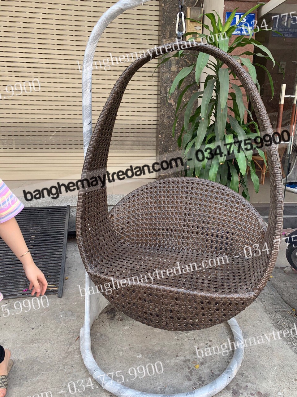 Ghế xích đu treo sân vườn - Mây Tre Lục Bình