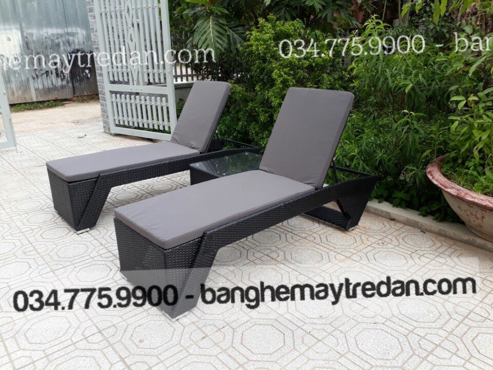 Ghế hồ bơi, giường tắm nắng cho khách sạn, resot
