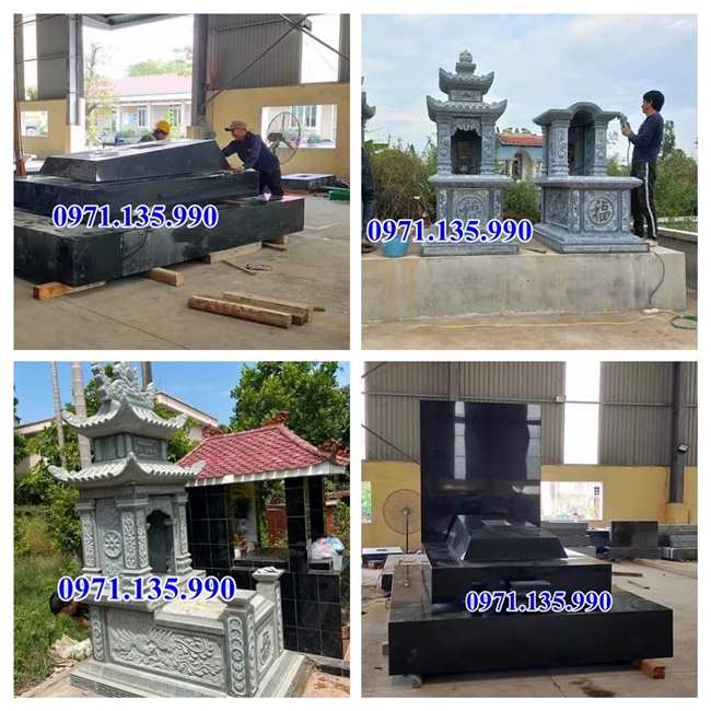 Nhà mồ đá đẹp - Mẫu nhà mồ bằng đá xanh đẹp bán Đắk Lắk