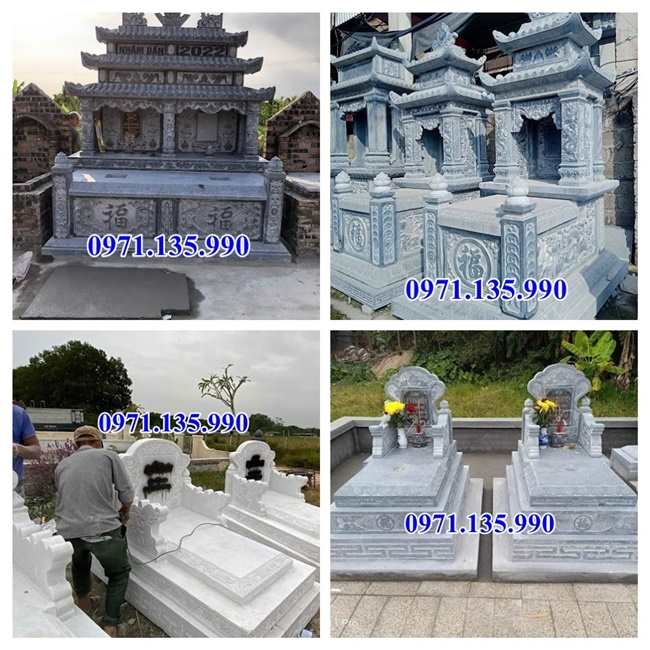 Nhà mồ đá đẹp - Mẫu nhà mồ bằng đá xanh đẹp bán Đắk Lắk