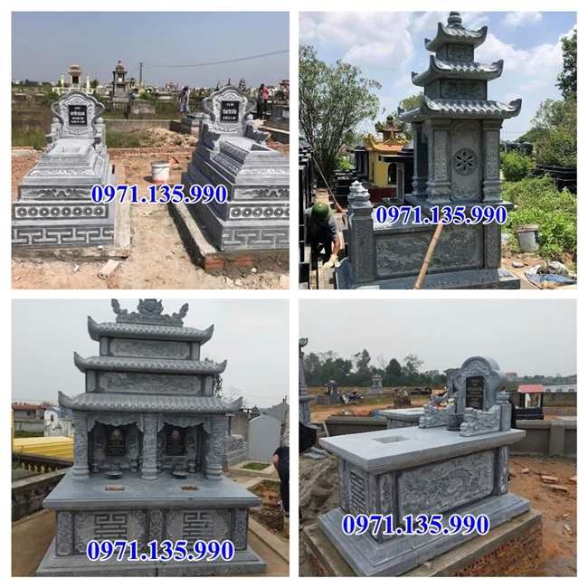 Nhà mồ đá đẹp - Mẫu nhà mồ bằng đá xanh đẹp bán Đắk Lắk
