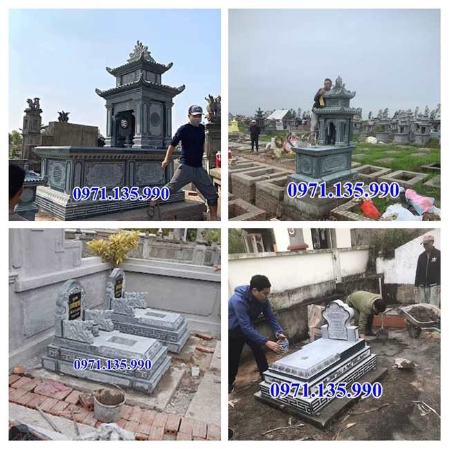 Nhà mồ đá đẹp - Mẫu nhà mồ bằng đá xanh đẹp bán Đắk Lắk