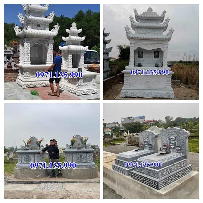 Nhà mồ đá đẹp - Mẫu nhà mồ bằng đá xanh đẹp bán Đắk Lắk