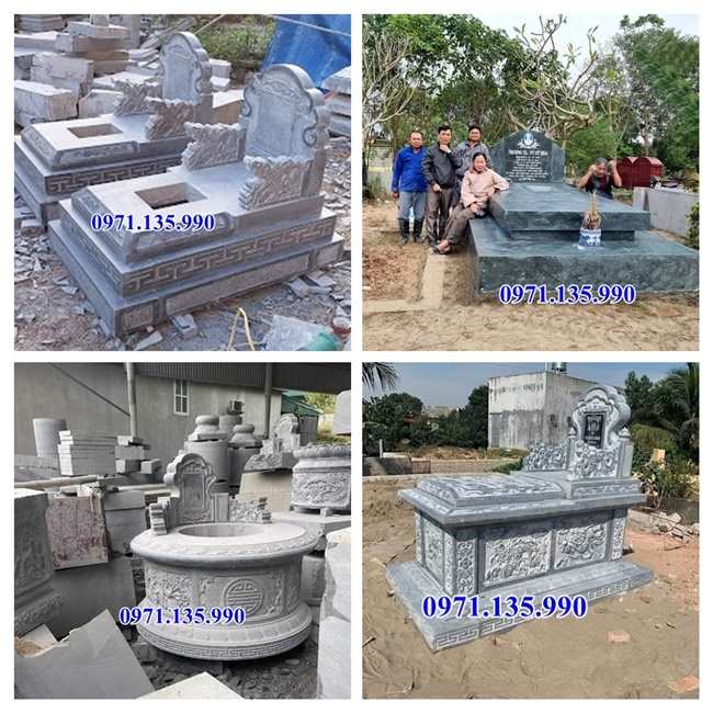 Nhà mồ đá đẹp - Mẫu nhà mồ bằng đá xanh đẹp bán Đắk Lắk