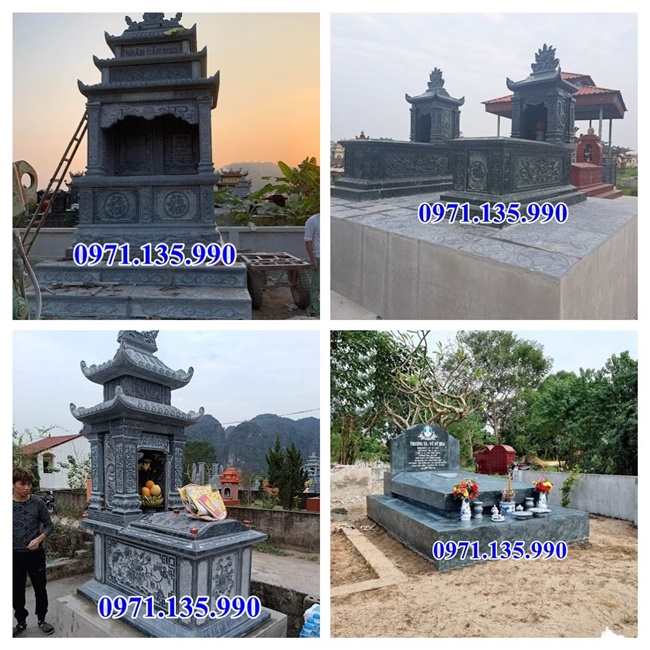 Nhà mồ đá đẹp - Mẫu nhà mồ bằng đá xanh đẹp bán Đắk Lắk