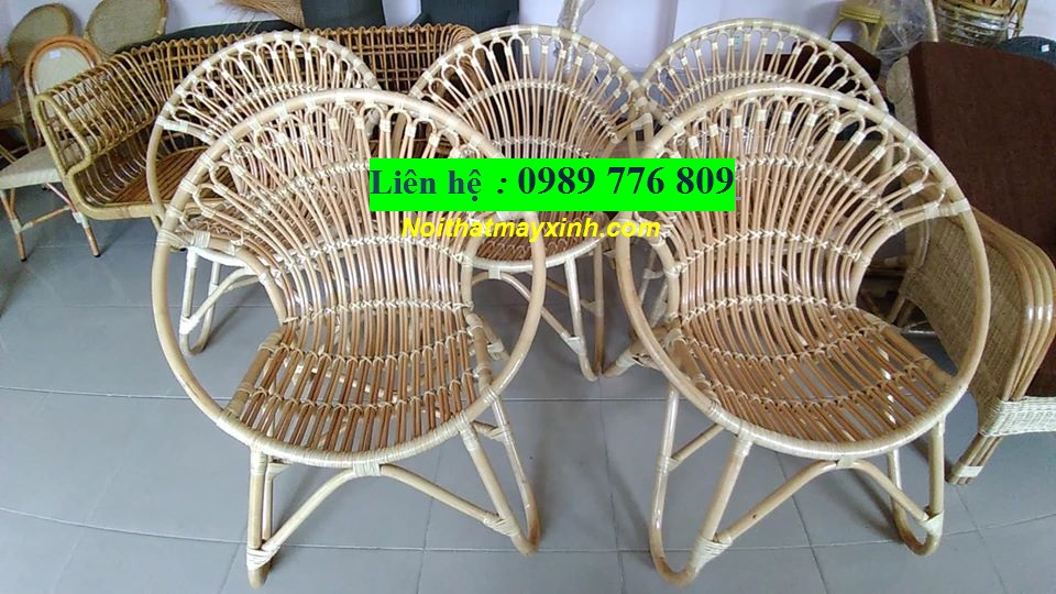 Bàn ghế mây tre cóc cafe thanh lý tại hcm