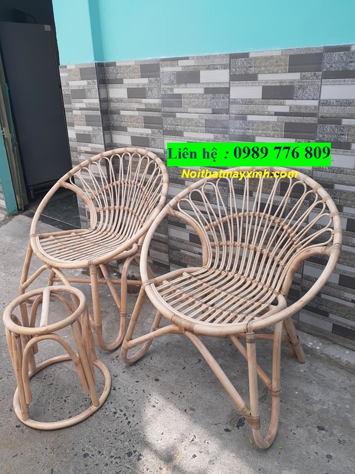 Bàn ghế mây tre cóc cafe thanh lý tại hcm