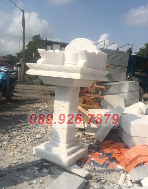 Cây hương đá - Mẫu bàn thờ thiên bằng đá đẹp bán hậu giang - Am miếu