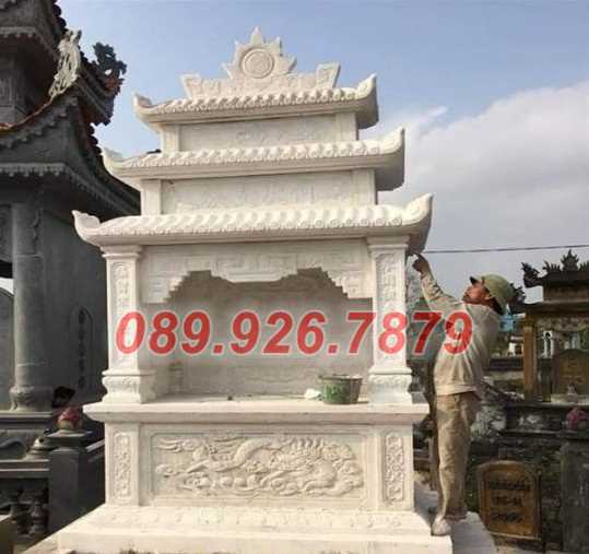 Mẫu am miếu thờ đá đặt ngoài nghĩa trang lăng mộ nhà mồ bán hồ chí min