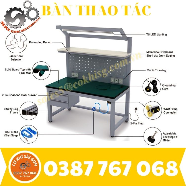 Bàn thao tác chống tĩnh điện