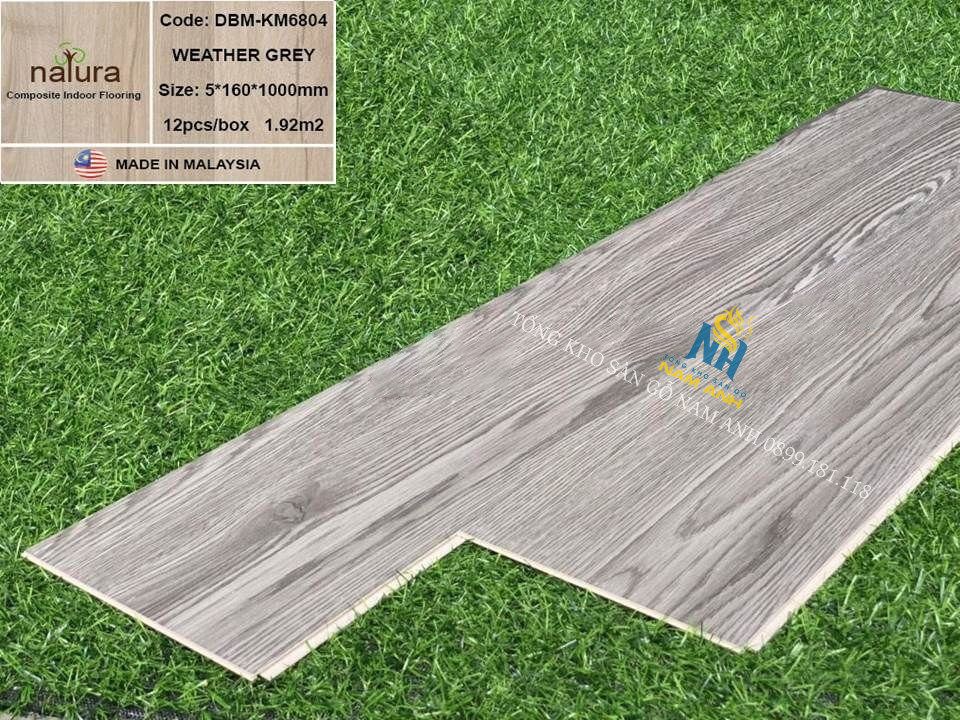 Sàn gỗ nhựa trong nhà - Nhập khẩu Malaysia