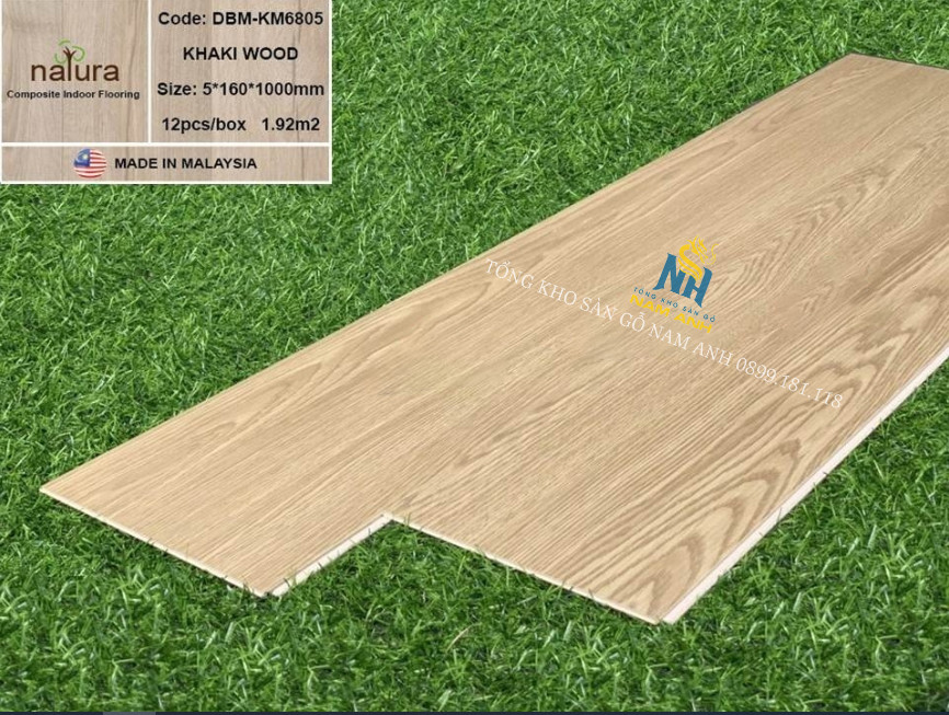 Sàn gỗ nhựa trong nhà - Nhập khẩu Malaysia
