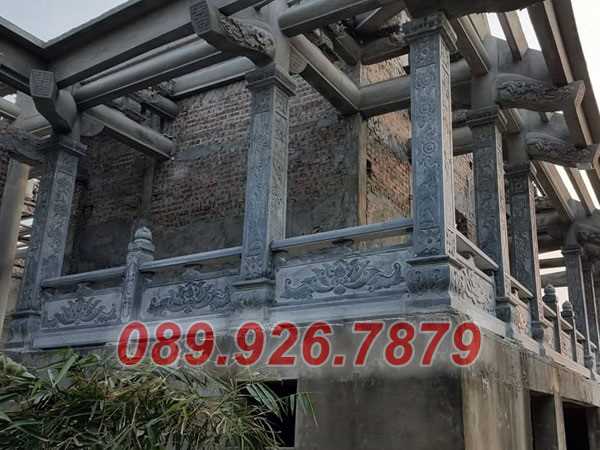 Cột đá đẹp - Mẫu cột đá lăng mộ đẹp bán Đắk Lắk - Cột chùa miếu nhà