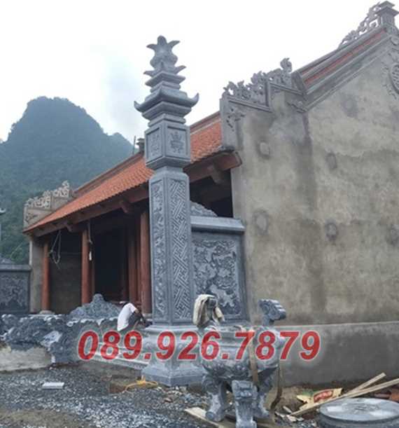 Cột đá đẹp - Mẫu cột đá lăng mộ đẹp bán Đắk Lắk - Cột chùa miếu nhà
