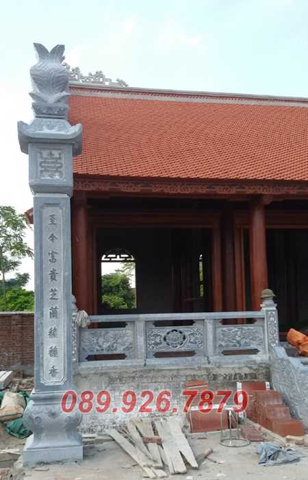 Cột đá đẹp - Mẫu cột đá lăng mộ bán bình đinh - Cột chùa miếu đình