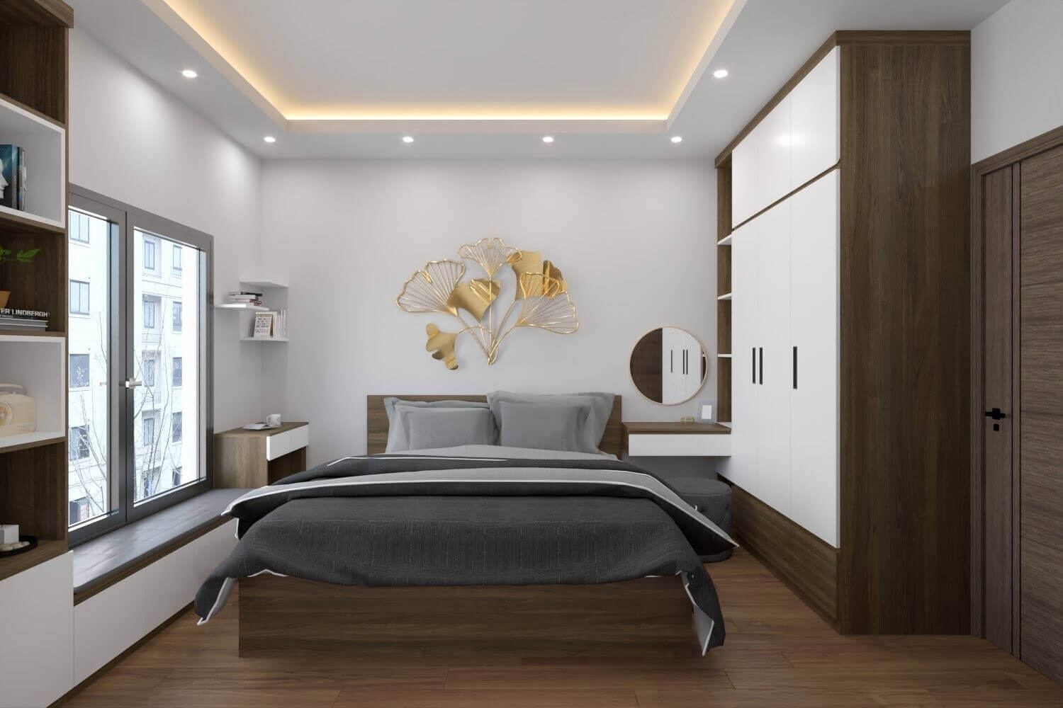 Thiết kế nội thất phòng ngủ sang trọng và đẳng cấp với những ý tưởngđộ