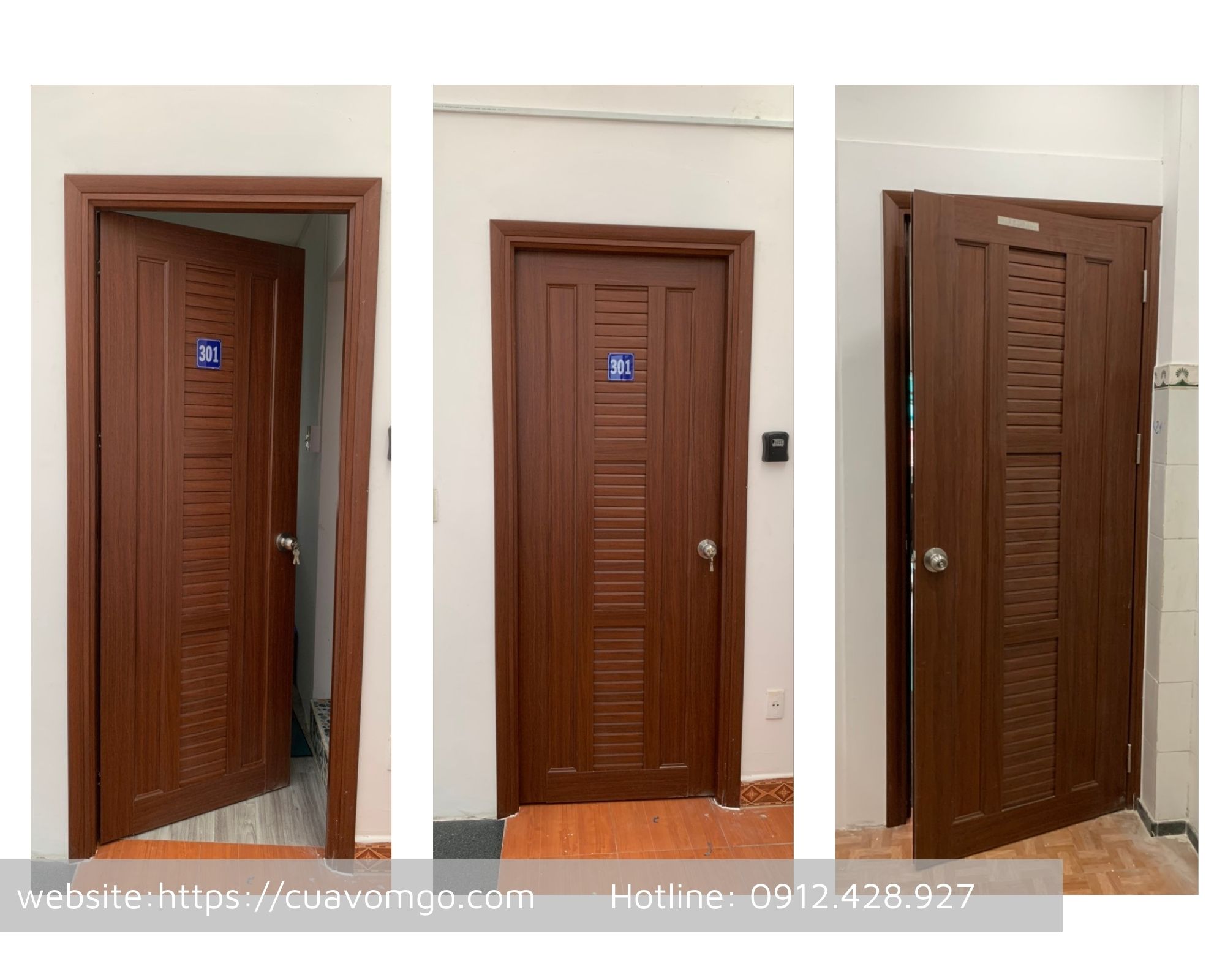 Cửa nhựa Đài Loan tại Tân Phú  Cửa nhựa giả gỗ giá rẻ