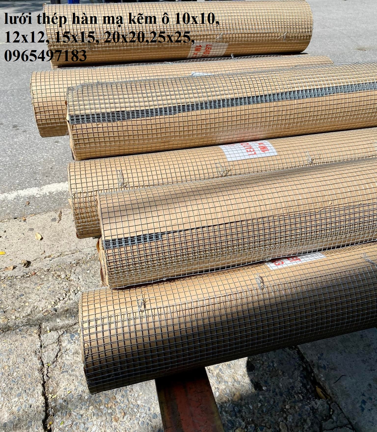 Lưới thép hàn mạ kẽm dây 1 ly ô 12x12 khổ 1m, 1.2m