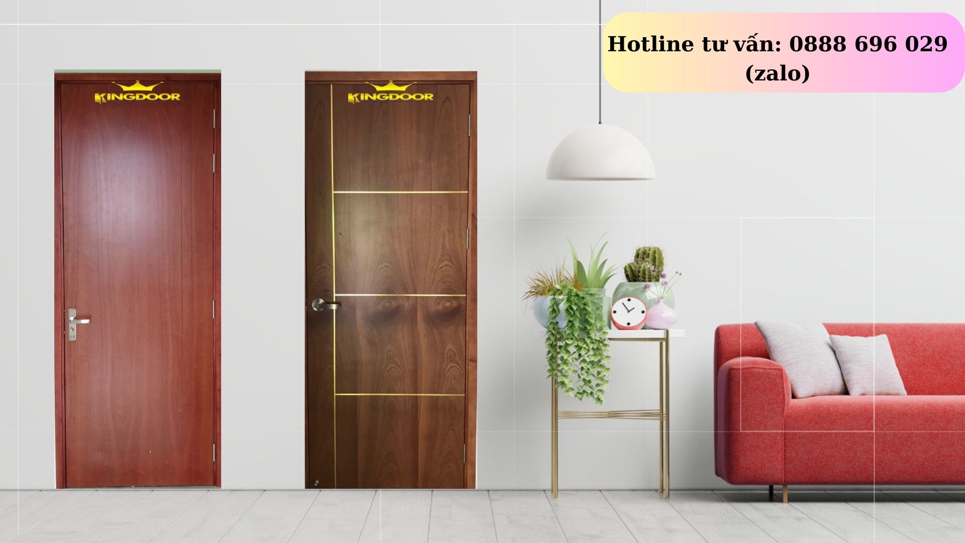 Cửa gỗ công nghiệp MDf veneer phòng ngủ tại Bình Thạnh