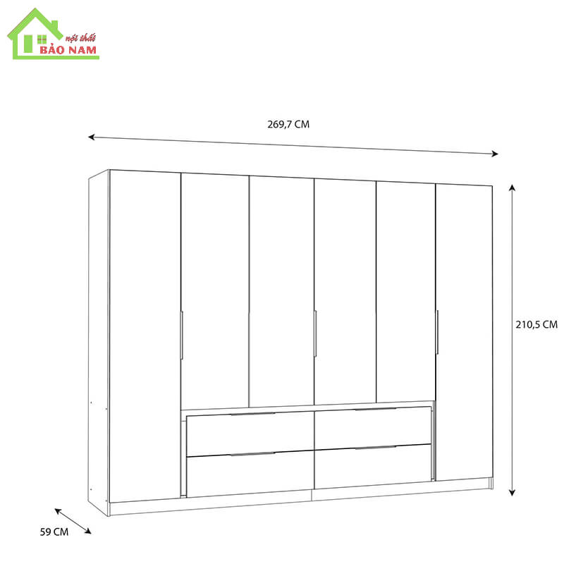 Thiết kế & thi công tủ áo gỗ - giá rẻ tại xưởng
