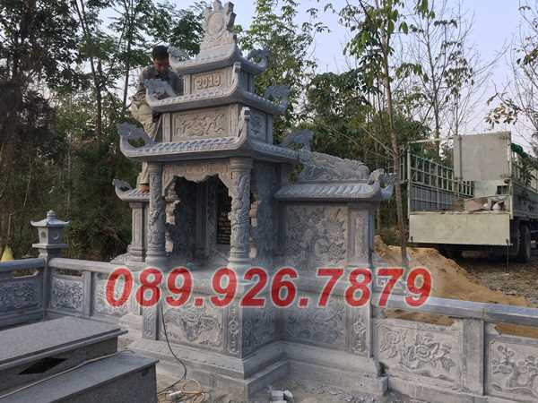 Lăng mộ đá - Mẫu lăng mộ đá đẹp bán đồng tháp- Lăng thờ ông bà đá đẹp